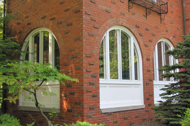 Round Arch Top Windows - Arch Angle Custom Arched Top Storm Windows & Storm Doors