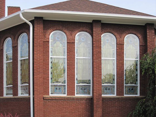 Church Windows - Arch Angle Custom Arched Top Storm Windows & Storm Doors